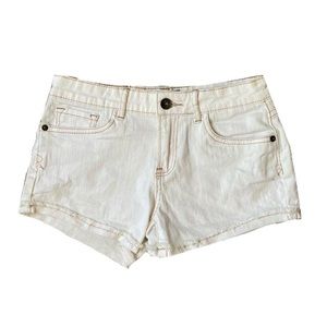 White Lucky Brand Riley Low Rise Shorts